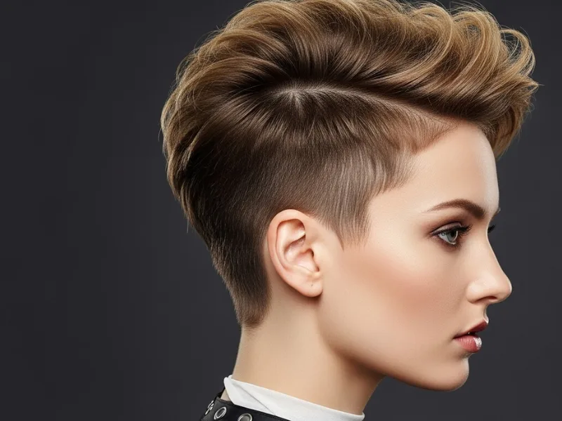 "Classic tapered cut for women, sleek and structured."