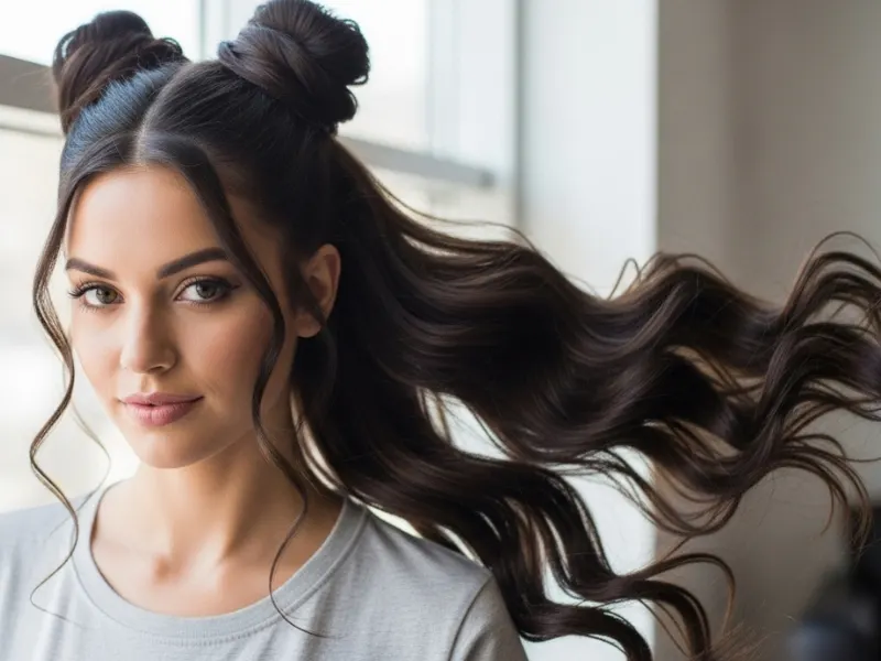 Space bun ponytail hairstyle for women: One of The Most Loved Ponytail Hairstyles