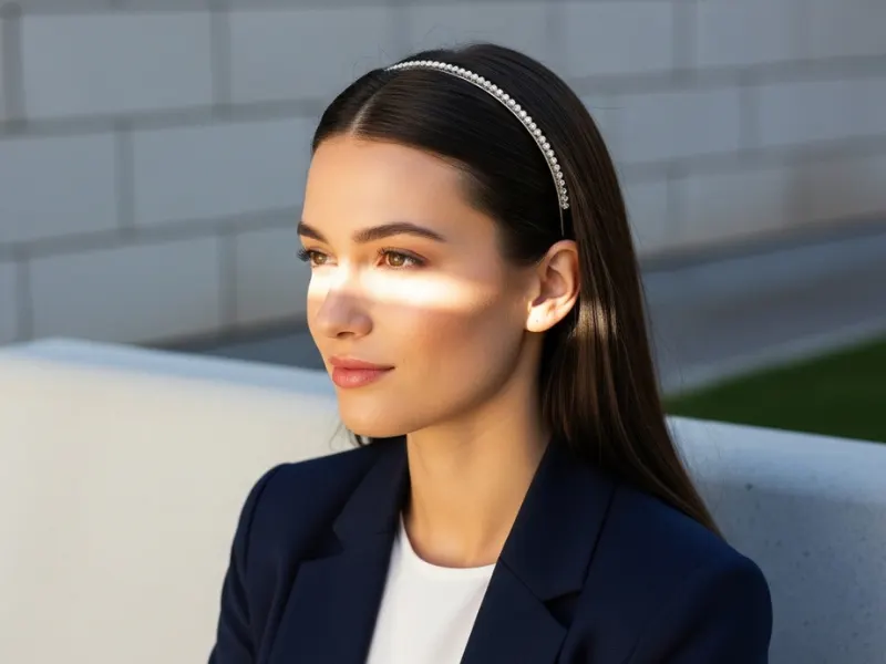 Straight Hair with a Headband