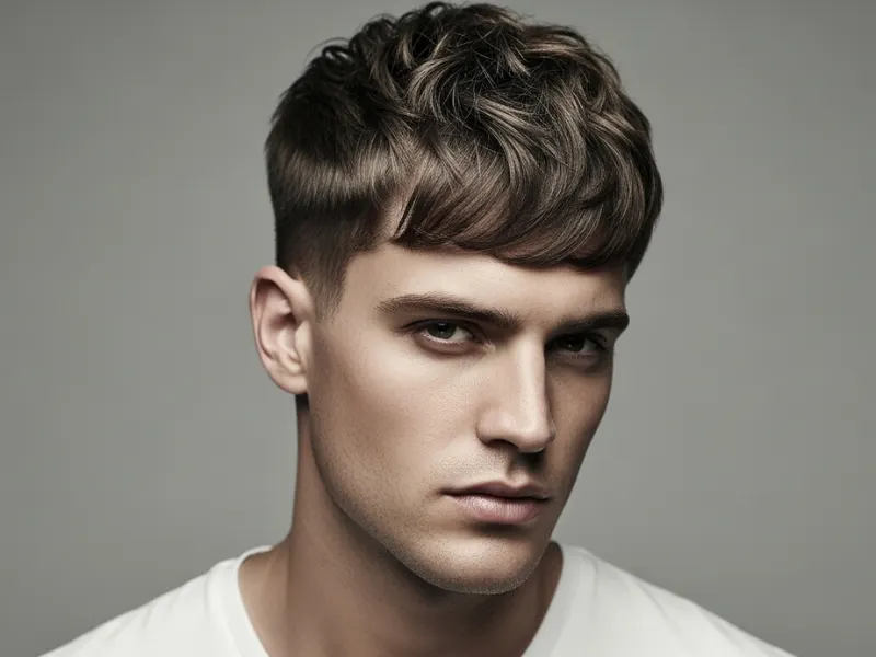 Textured Crop hairstyle for men