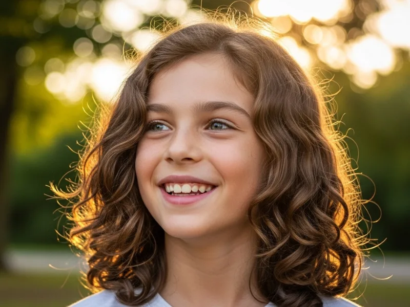 Long layered hairstyle for boys with wavy hair