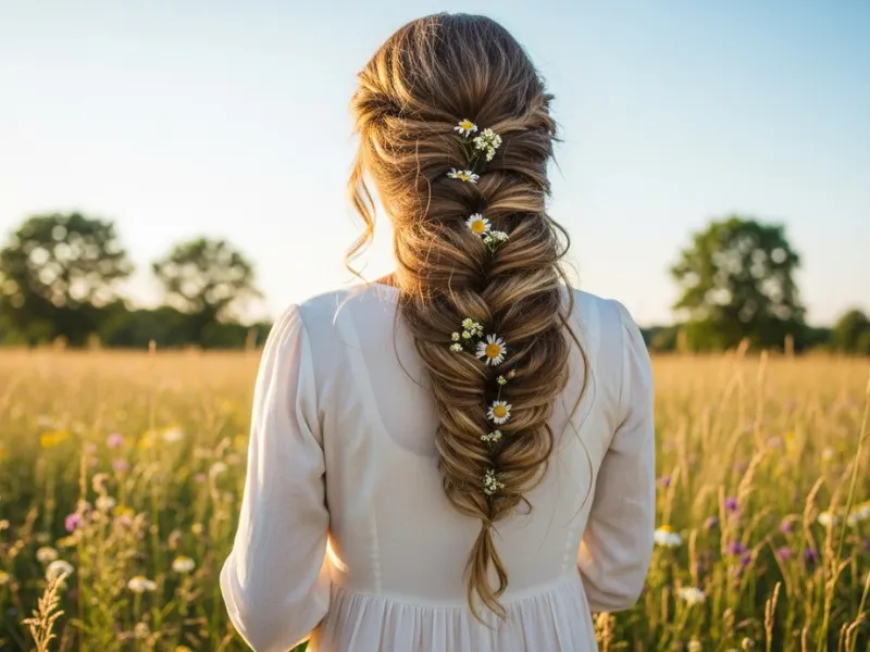 oho side swept loose braid