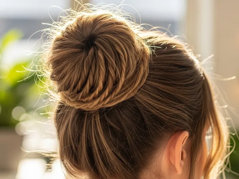 Twisted Messy Bun