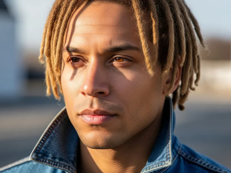 Man with two strand twist dread hairstyles