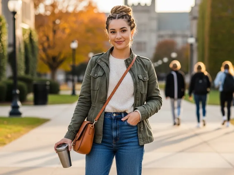 Braided bun heatless hairstyle for girls.