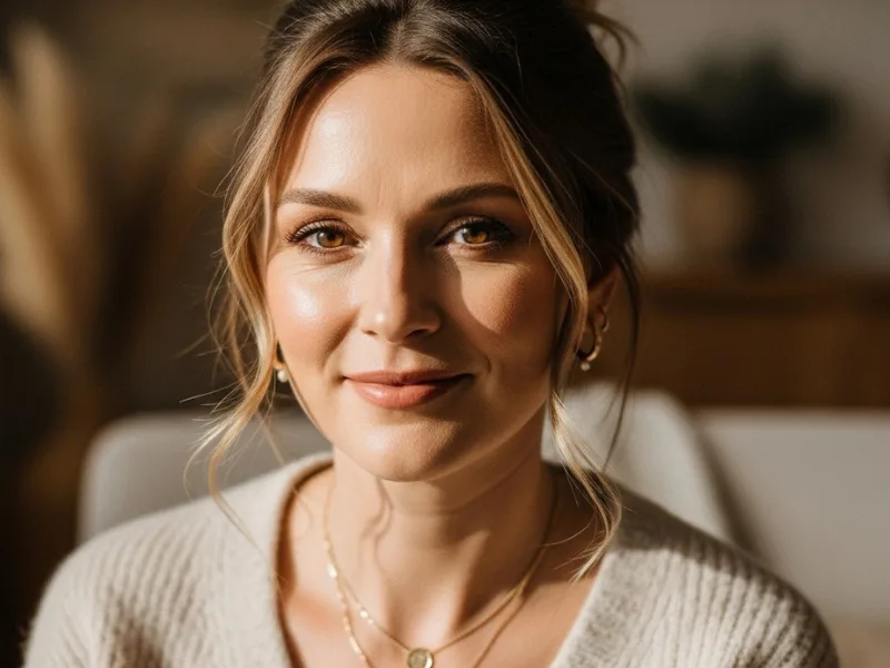 Quick chignon hairstyle