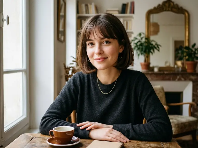 French bob haircut for thin fine hair.